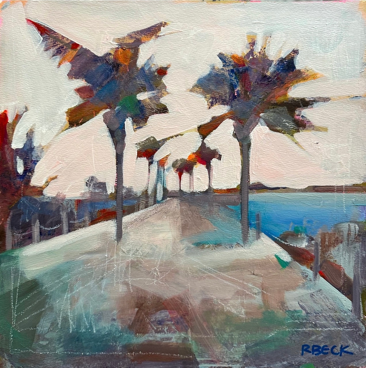 ELECTRIC PITT, 12x12” ORIGINAL PAINTING