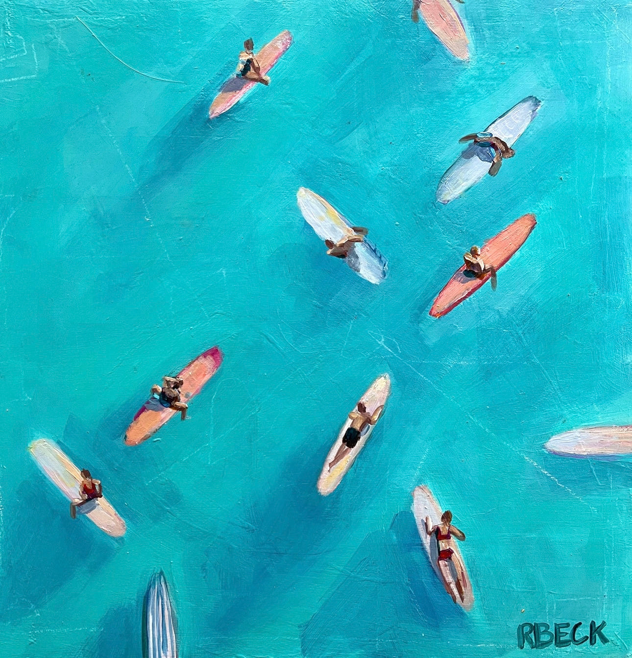 THE WAIT, ORIGINAL PAINTING