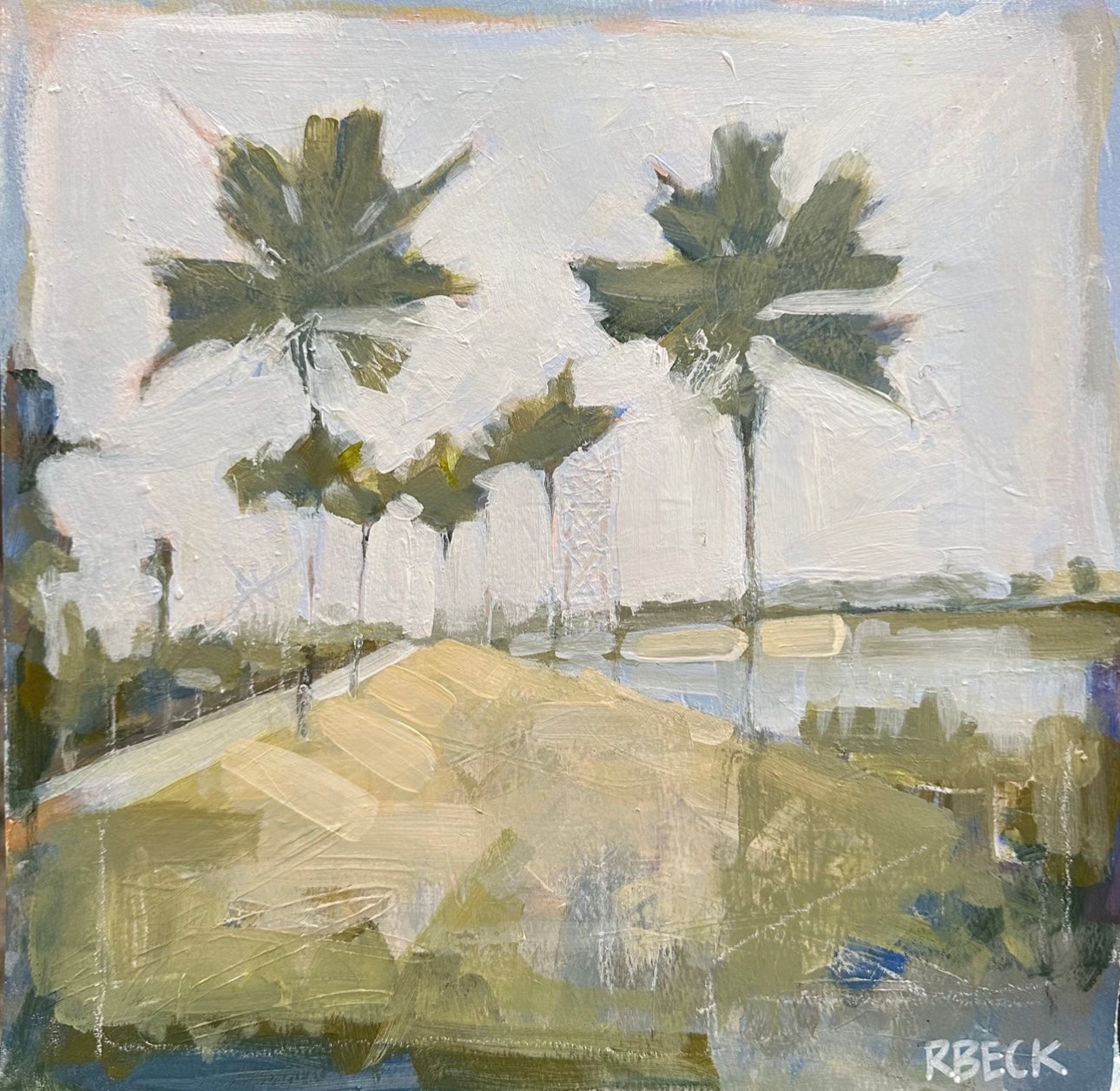 STROLL, 12”x12” ORIGINAL PAINTING