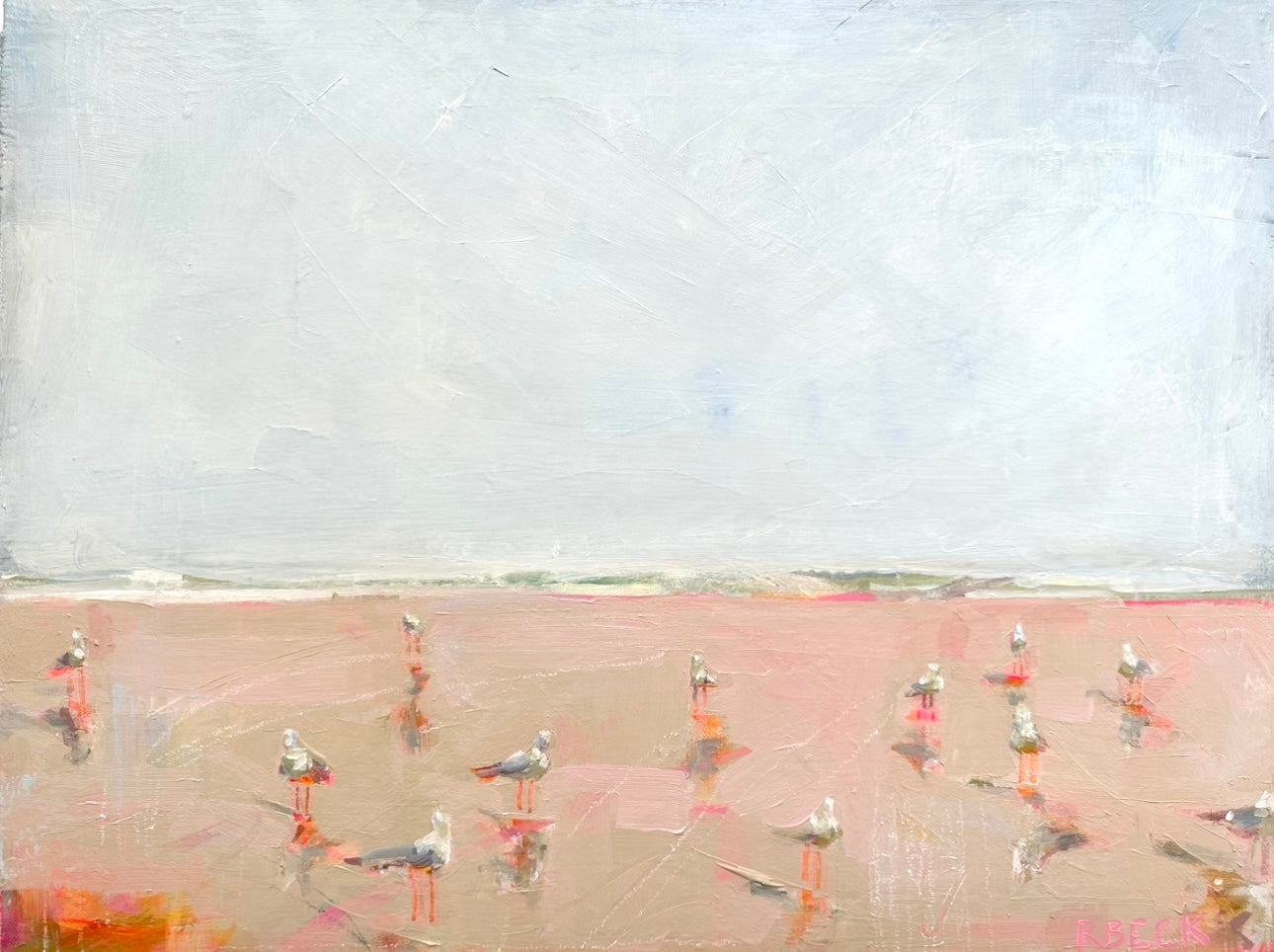 Gulls, 16”x20” Original Painting