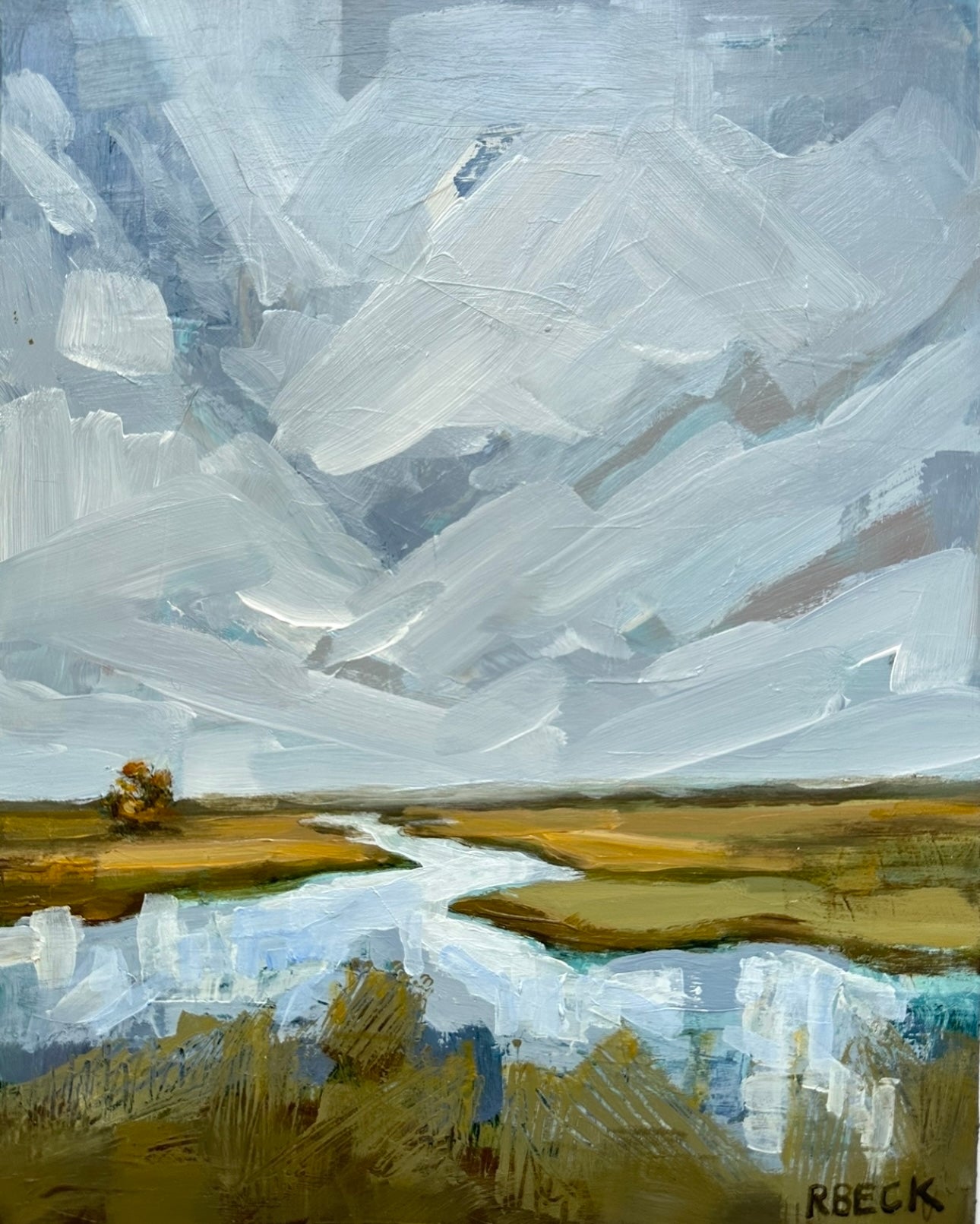 Marsh I, 11”x14” Original Painting