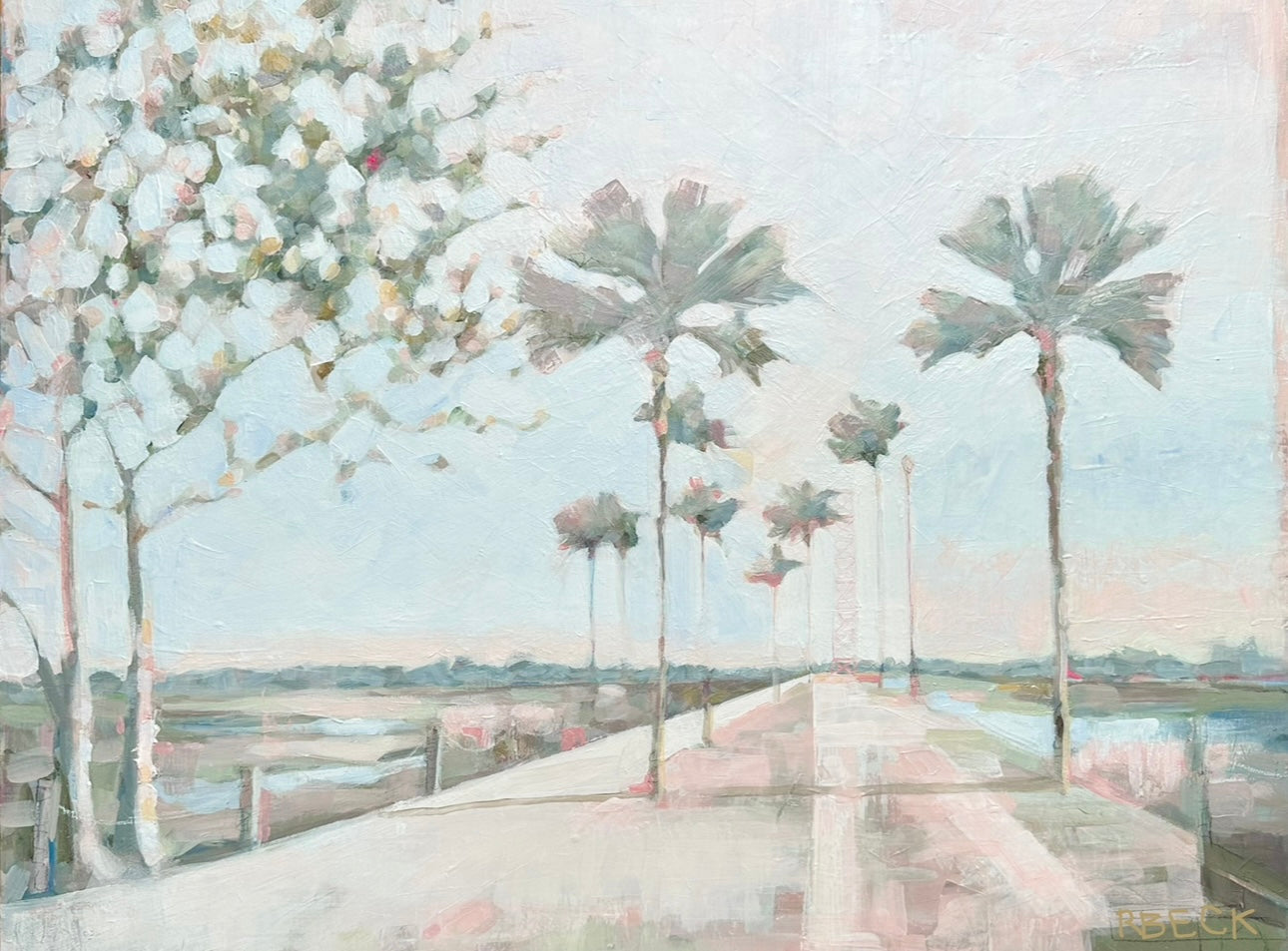 Pink Pitt Street Bridge Print