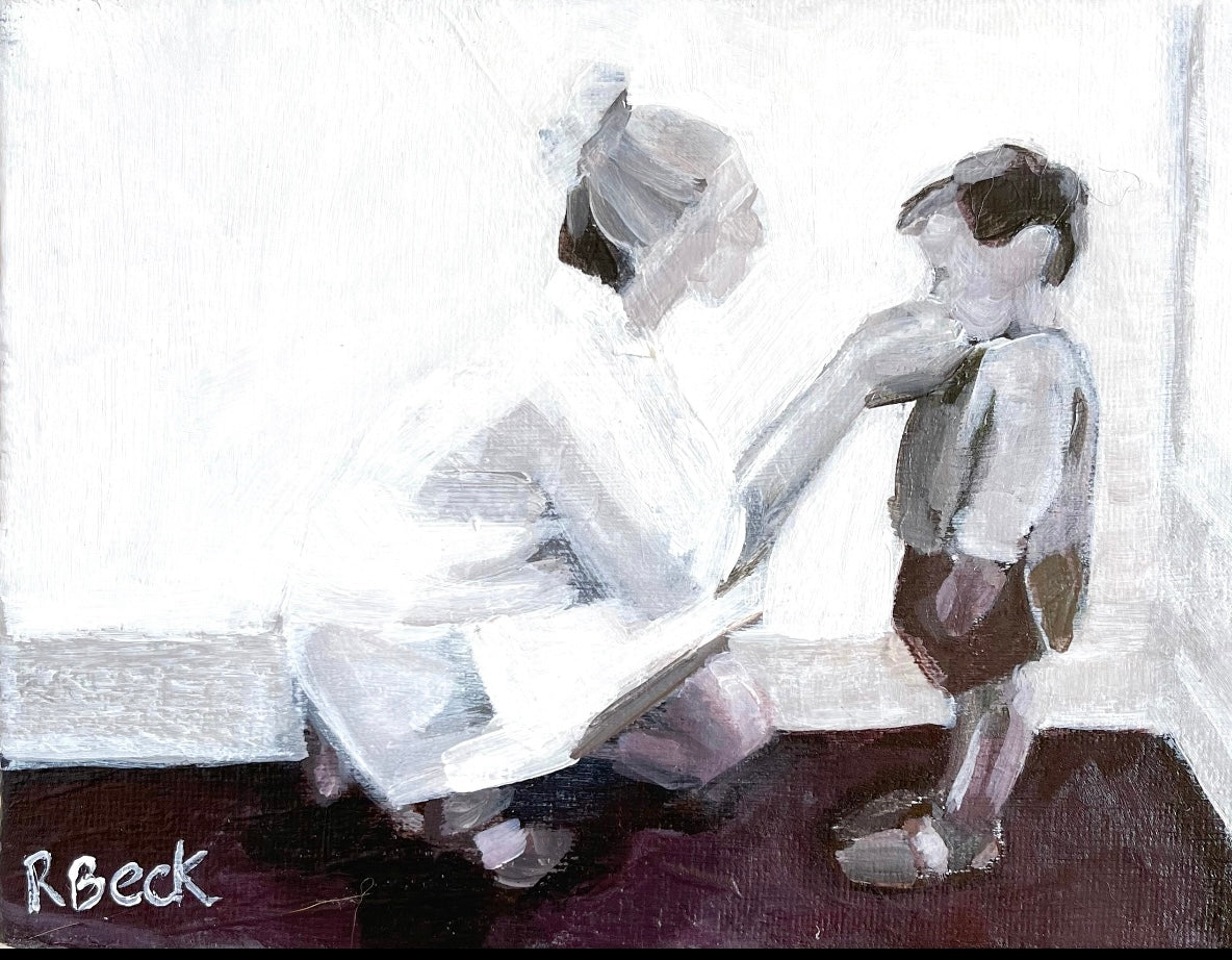 MOTHER + CHILD I, 6”x8” MINI PRINT