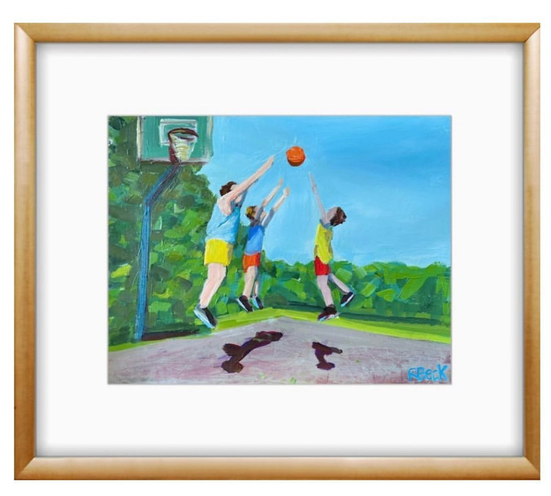 Ryan Beck- Original Basketball Painting