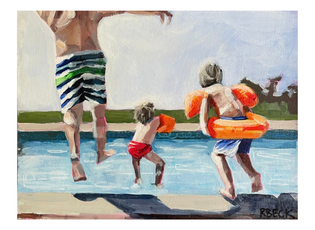 Ryan Beck - Pool + Figure Painting