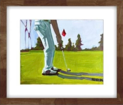 Ryan Beck Original Golf Painting