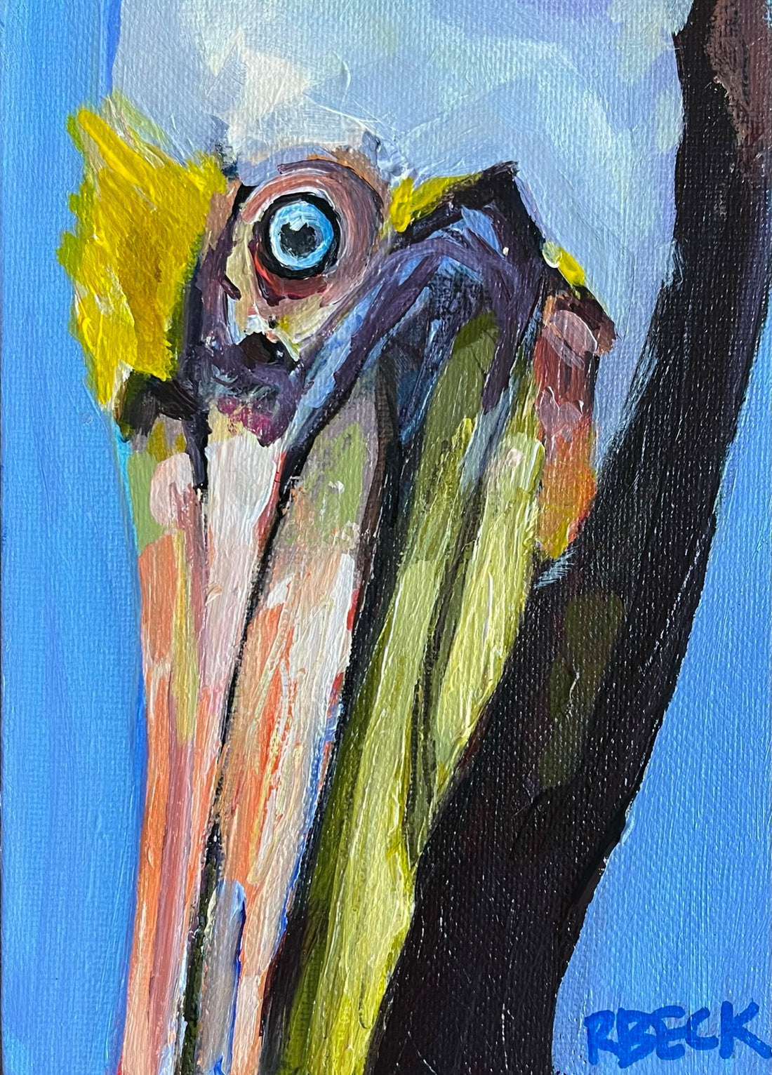 Ryan Beck - Pelican Painting