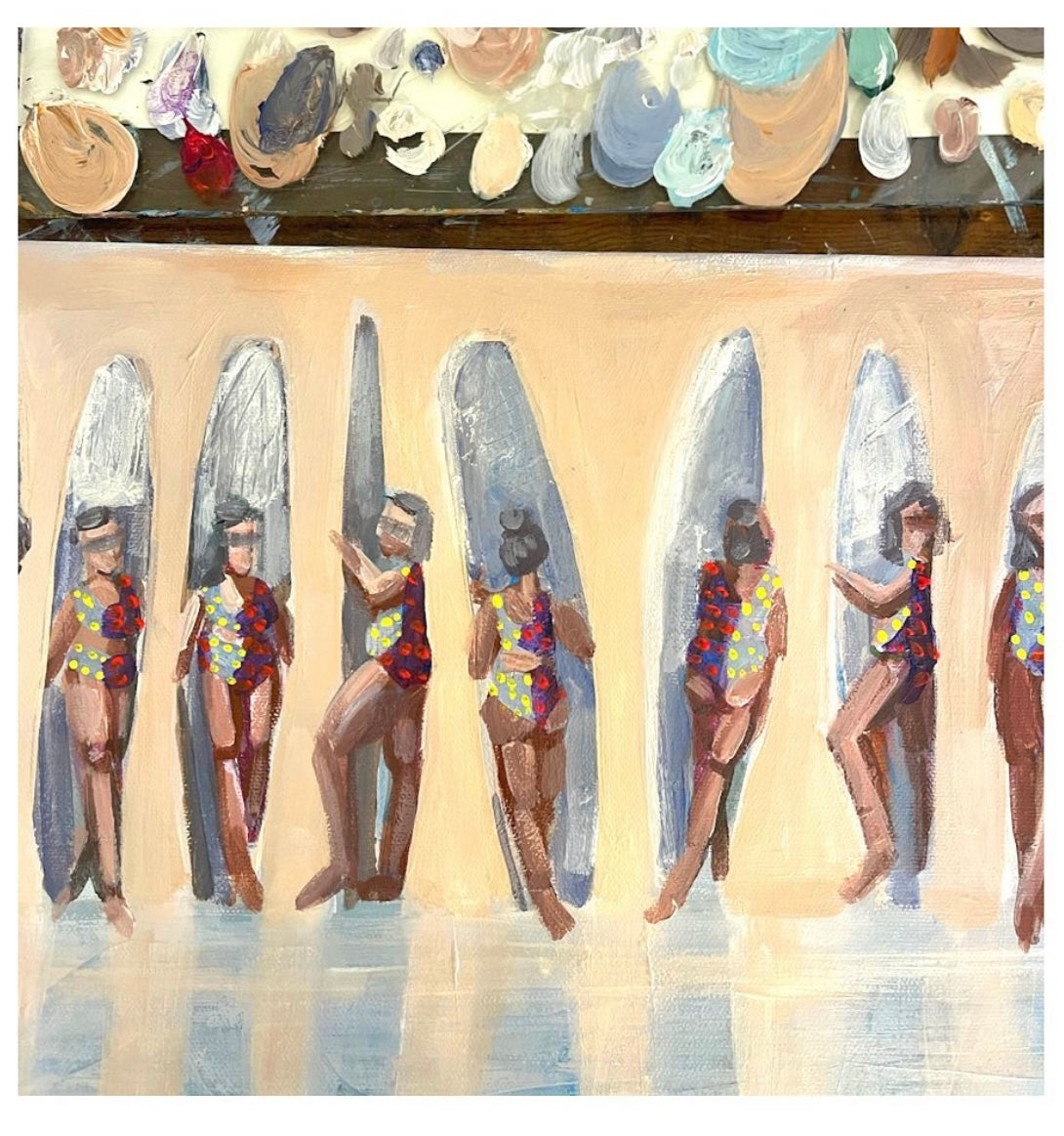 Ryan Beck - Surf Art Original Painting