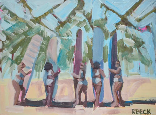 Surfer Girls 8x10 print