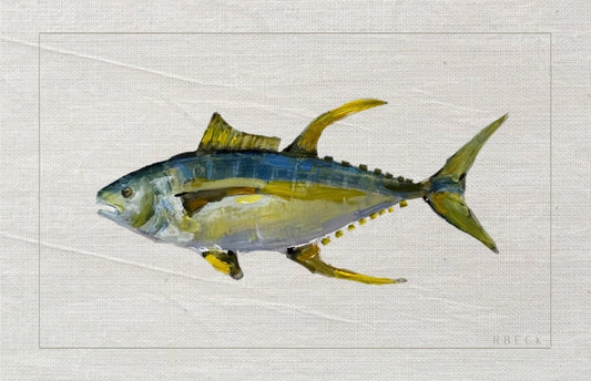 Yellowfin Tuna Fish Print