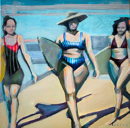 Surf Trio Giclée Print by Charleston Artist Ryan Beck