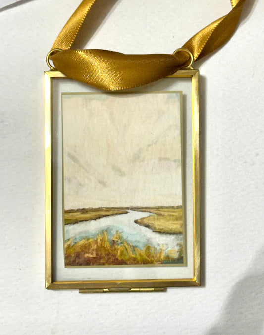 Holiday Ornament - Chs Marsh Print
