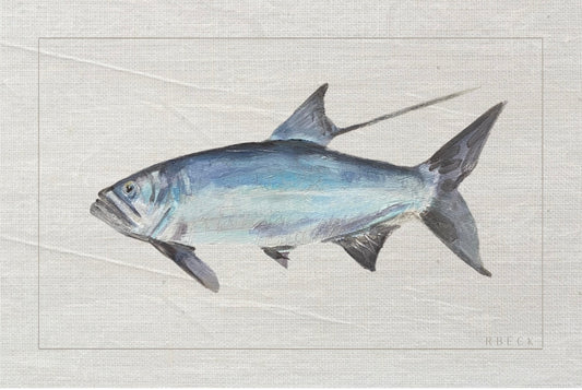Tarpon Fish Print