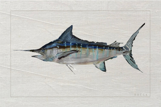 Marlin Fish Print